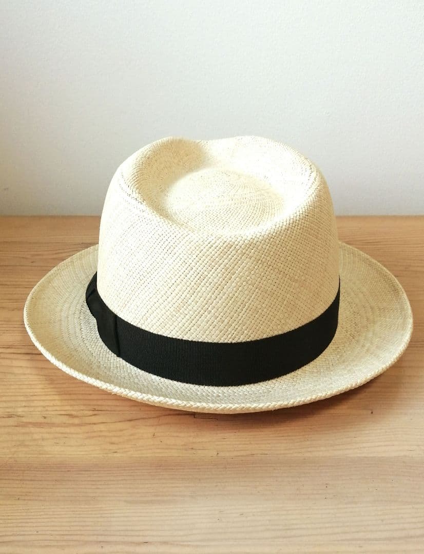 オーバーライド　パナマハット　中折れハット　トキヤ草　日本製