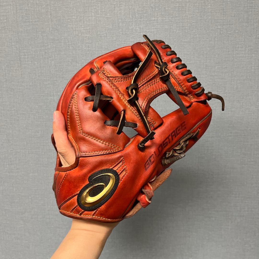 1158 アシックス ゴールドステージ 即戦力 硬式 内野手用グローブ