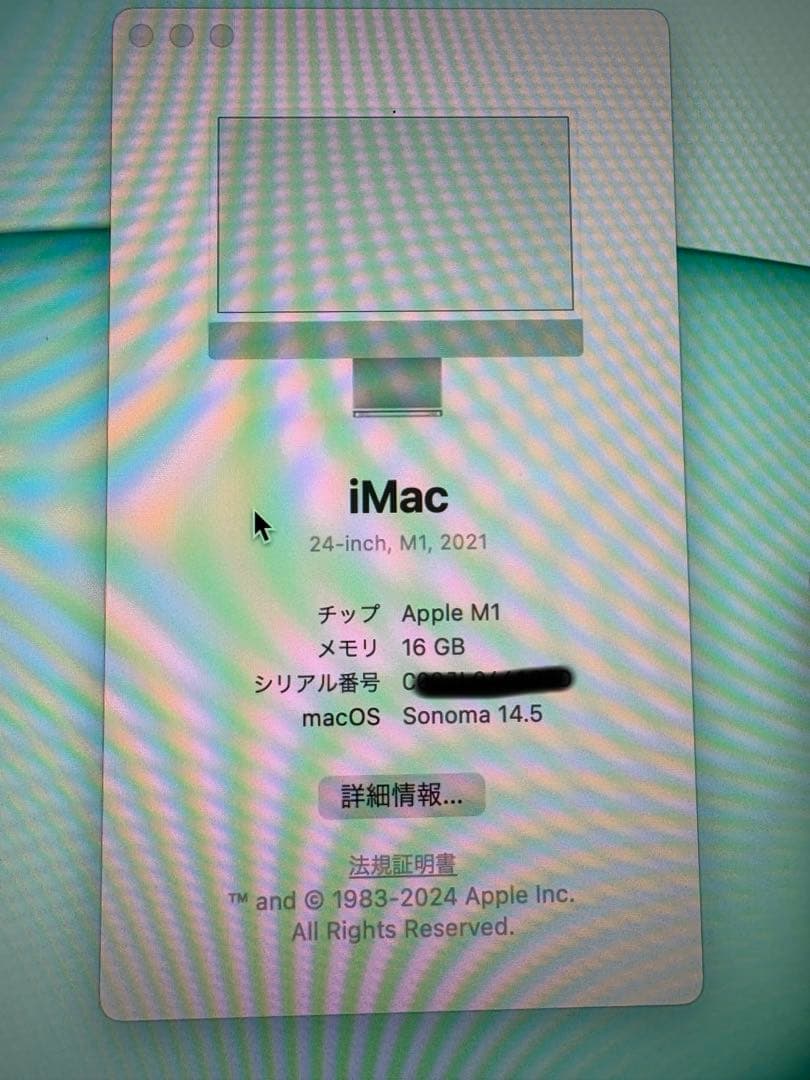 【SSD 256GB】Apple iMac 24inch M1 2021＋付属品