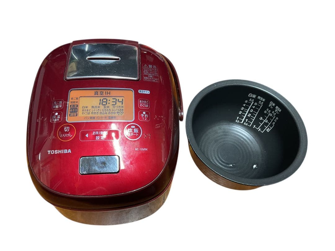 東芝 真空IH炊飯器 RC-10VRK 5.5合炊き