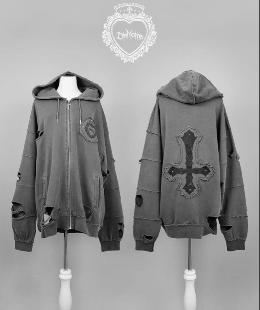 DimMoire 魔道士パーカー グレー