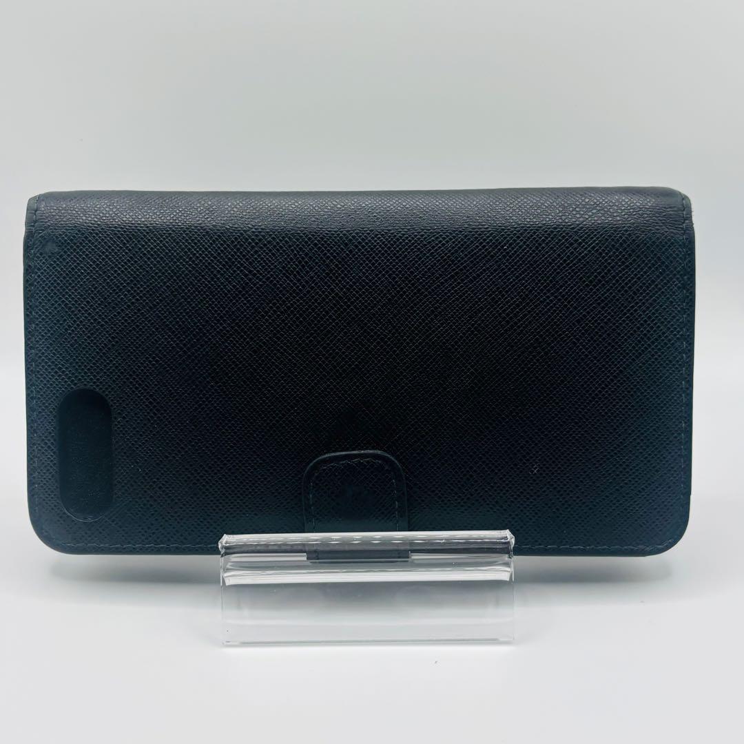 PRADA プラダ サフィアーノレザー iPhoneケース チェーン付