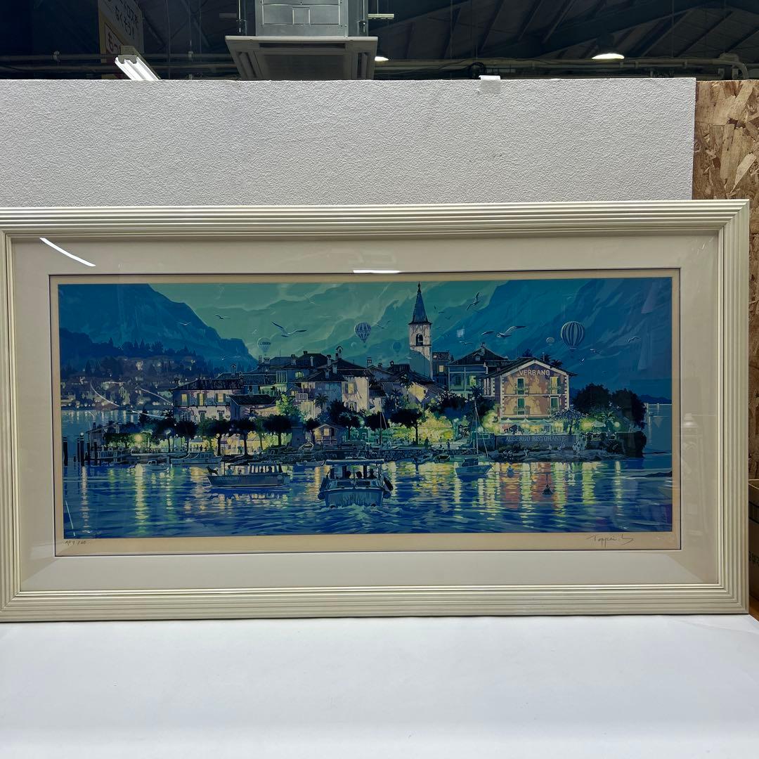 5638 AP9/30 笹倉鉄平 オリジナル シルクスクリーン ラゴ マジョーレ