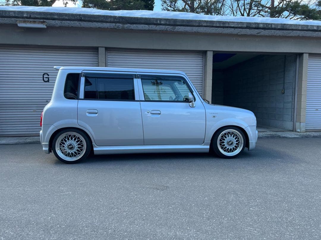 ススギアルトラパン he21s車高調　ストリートライドレーシングギア