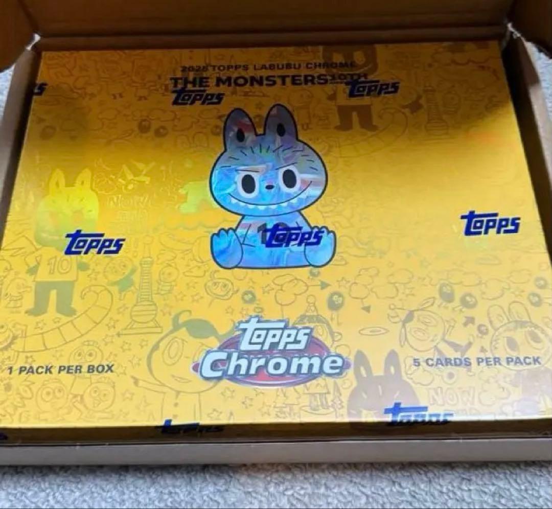 topps chrome labubu 10thラブブ 新品未開封　2BOX