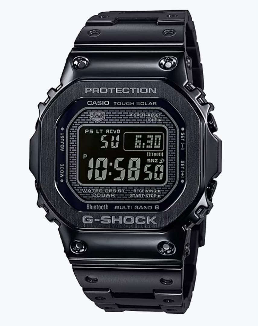 美品　CASIO G-SHOCK GMW-B5000 ブラック 電波ソーラー