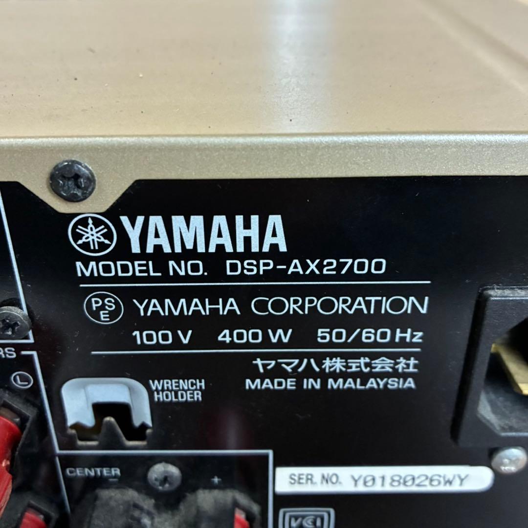 【送料込】YAMAHA ヤマハ AVアンプDSP-AX2700 リモコン付