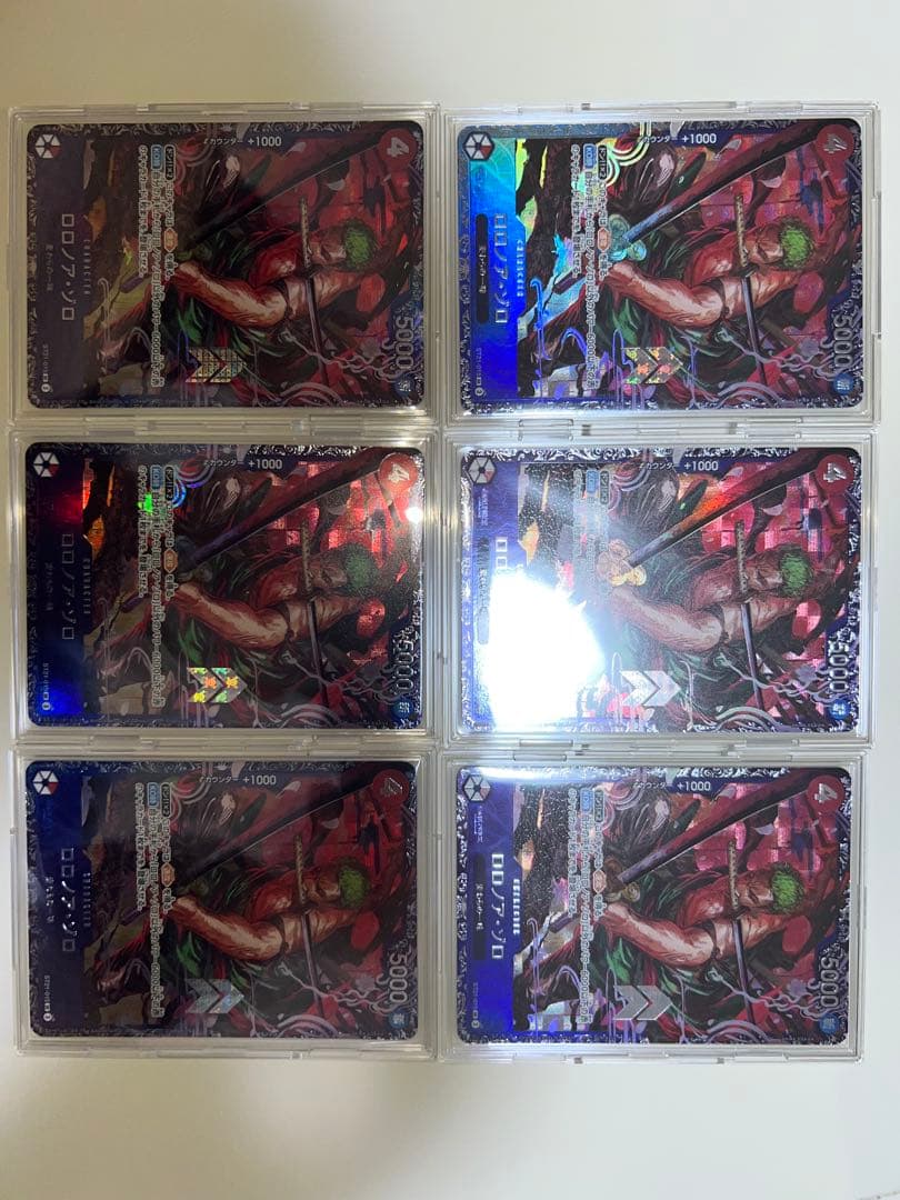 ワンピースカードゲーム　ゾロ　フラッグシップバトル　プロモ　未開封　6枚セット