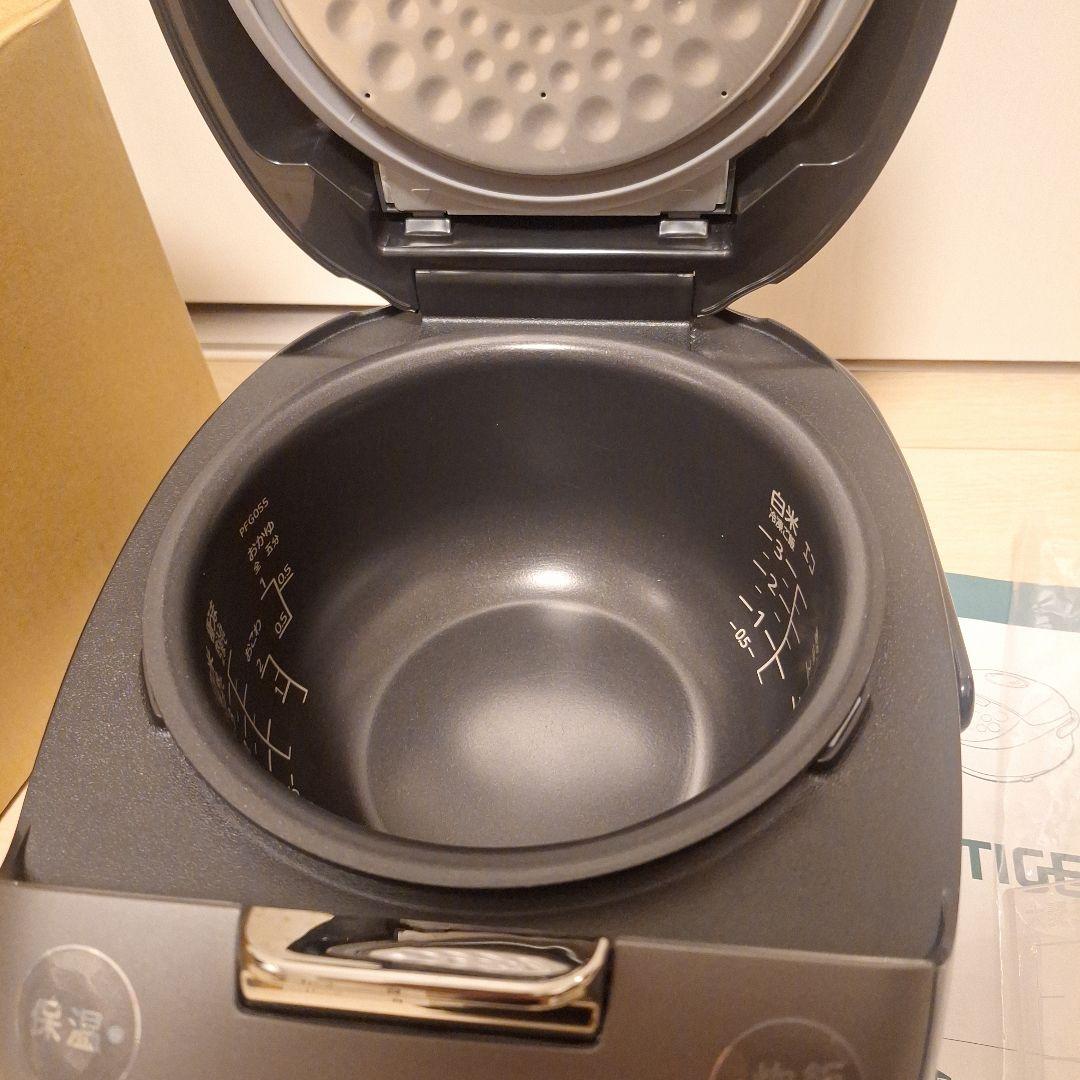 タイガー IHジャー炊飯器3合 炊きたて JPF-G055KL スチールブラック