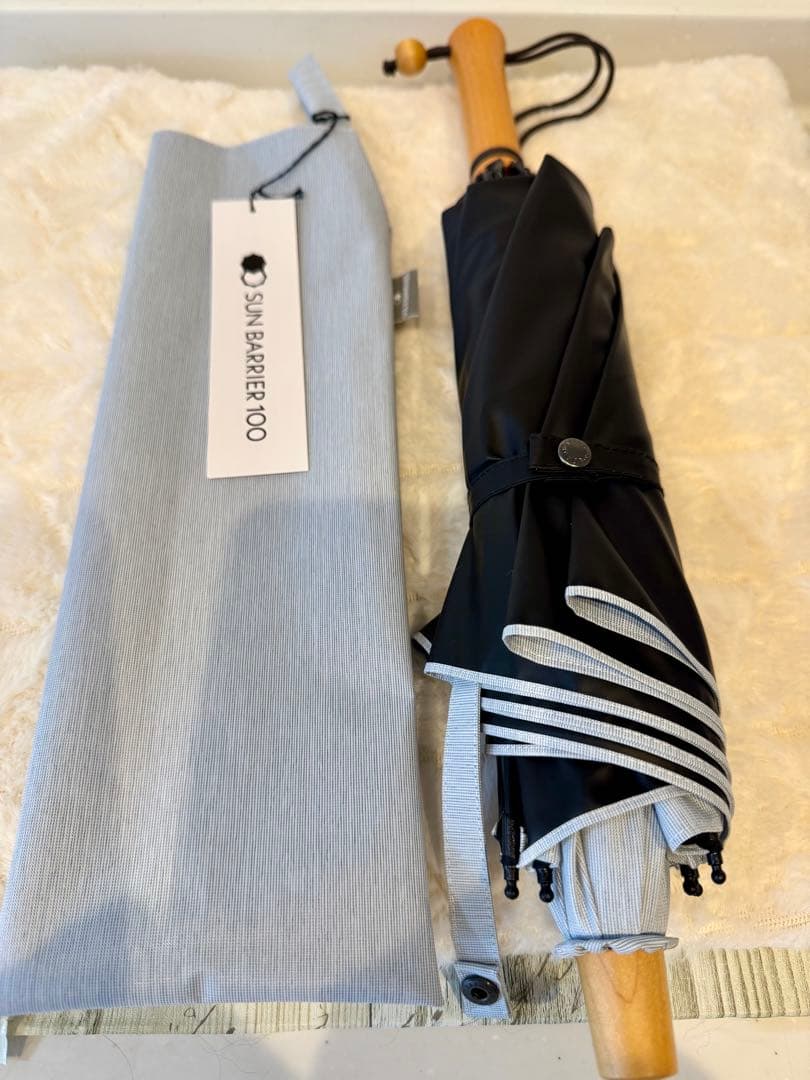 SUN BARRIER 100 サンバリア100 ２段折りたたみ日傘