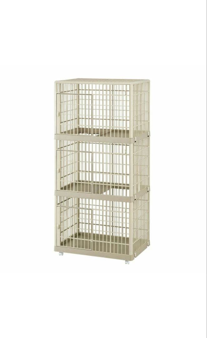 プラスチック　3段ケージ