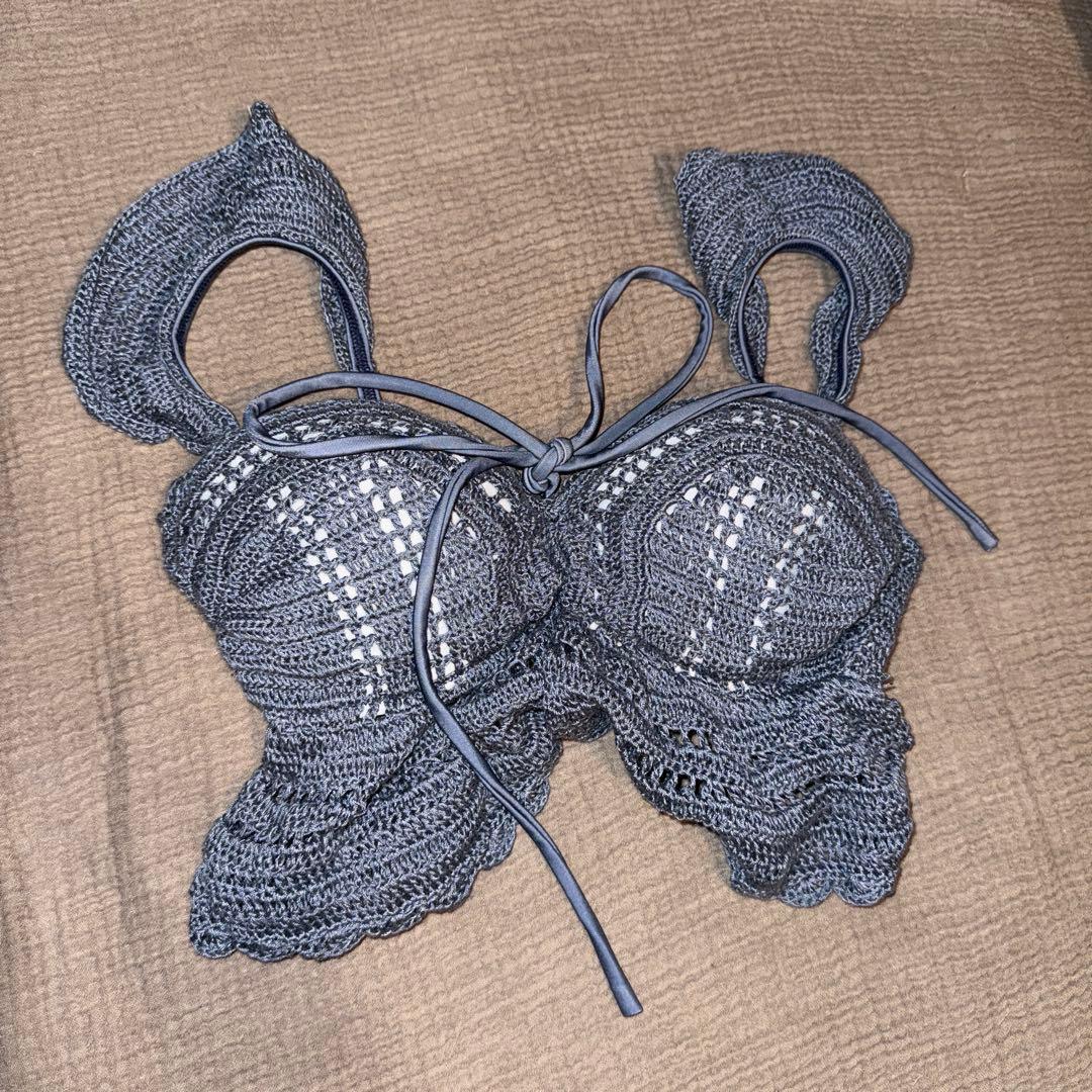 【Ce♡】rienda バイカラークロシェバンドゥカップ bikini