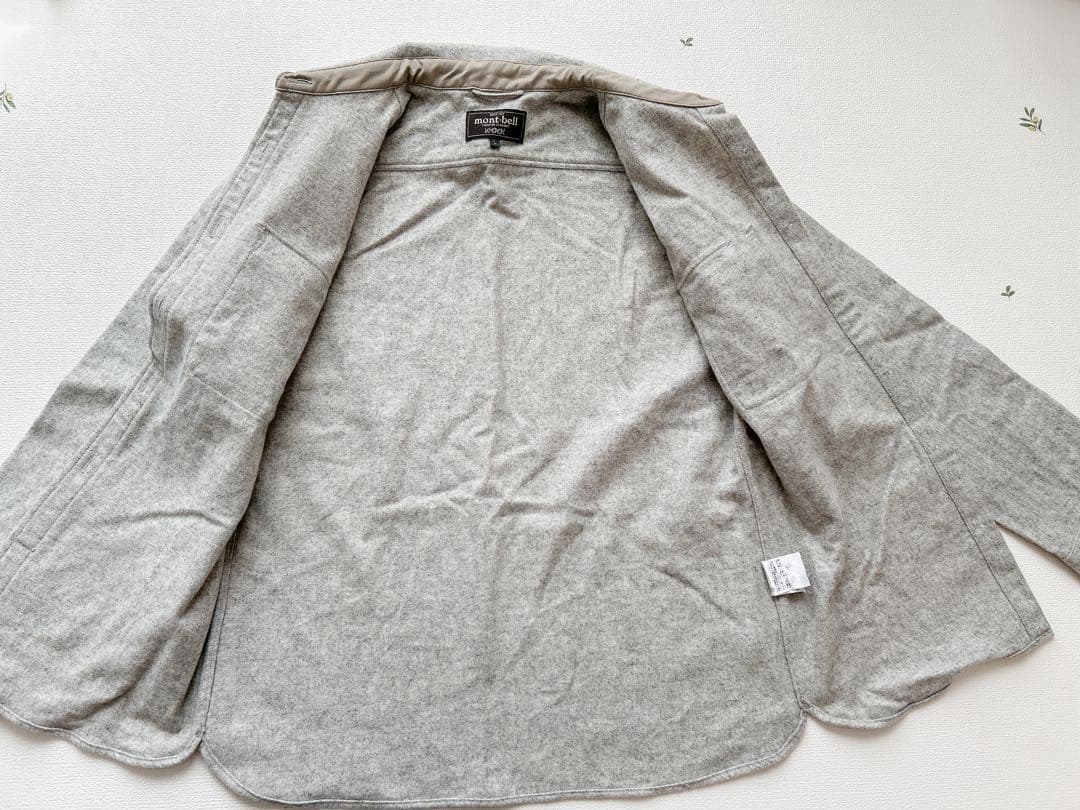 新品 mont-bell ウール長袖シャツ Lサイズ