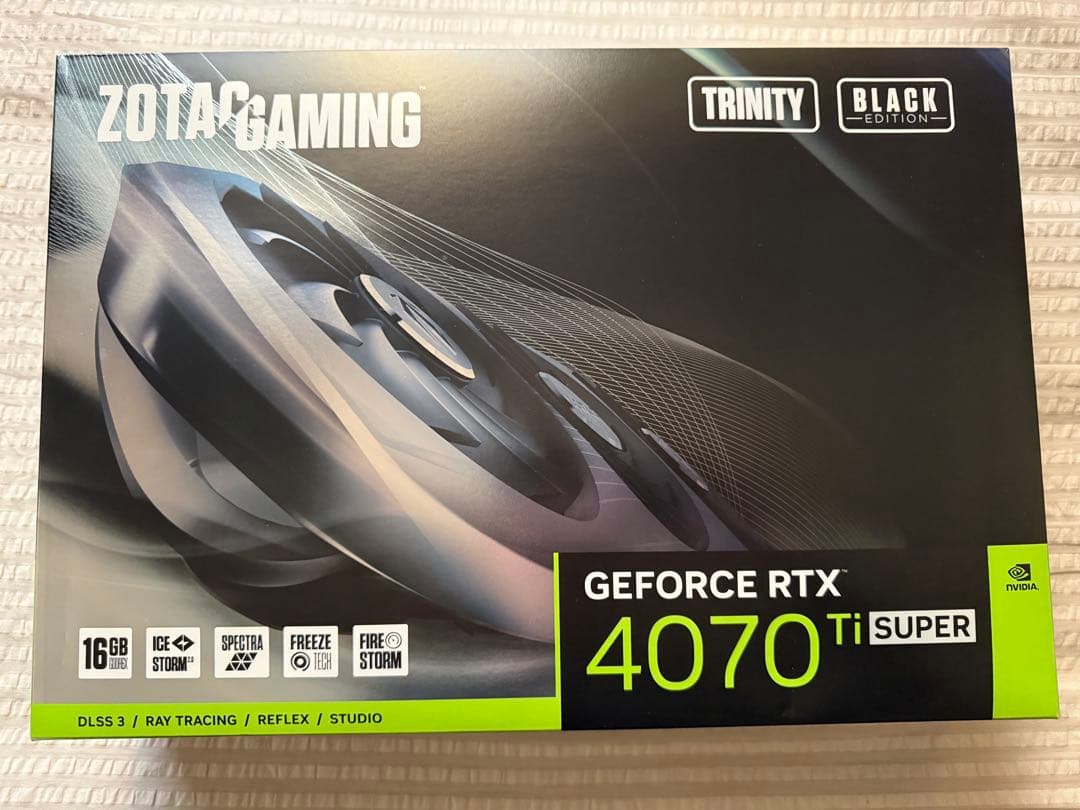 グラフィックボード・グラボ・ビデオカード ZOTAC RTX 4070 TiSTrinity Black Edition
