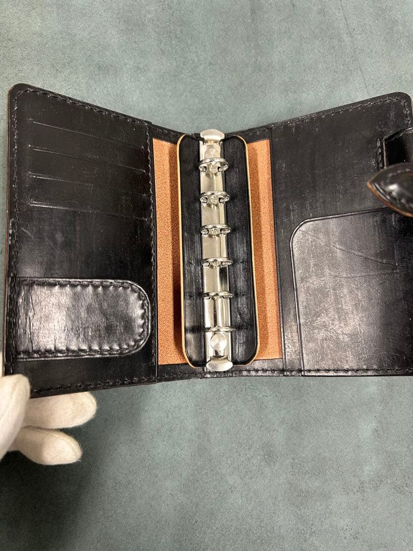 No.496レザー ミニ6サイズシステム手帳