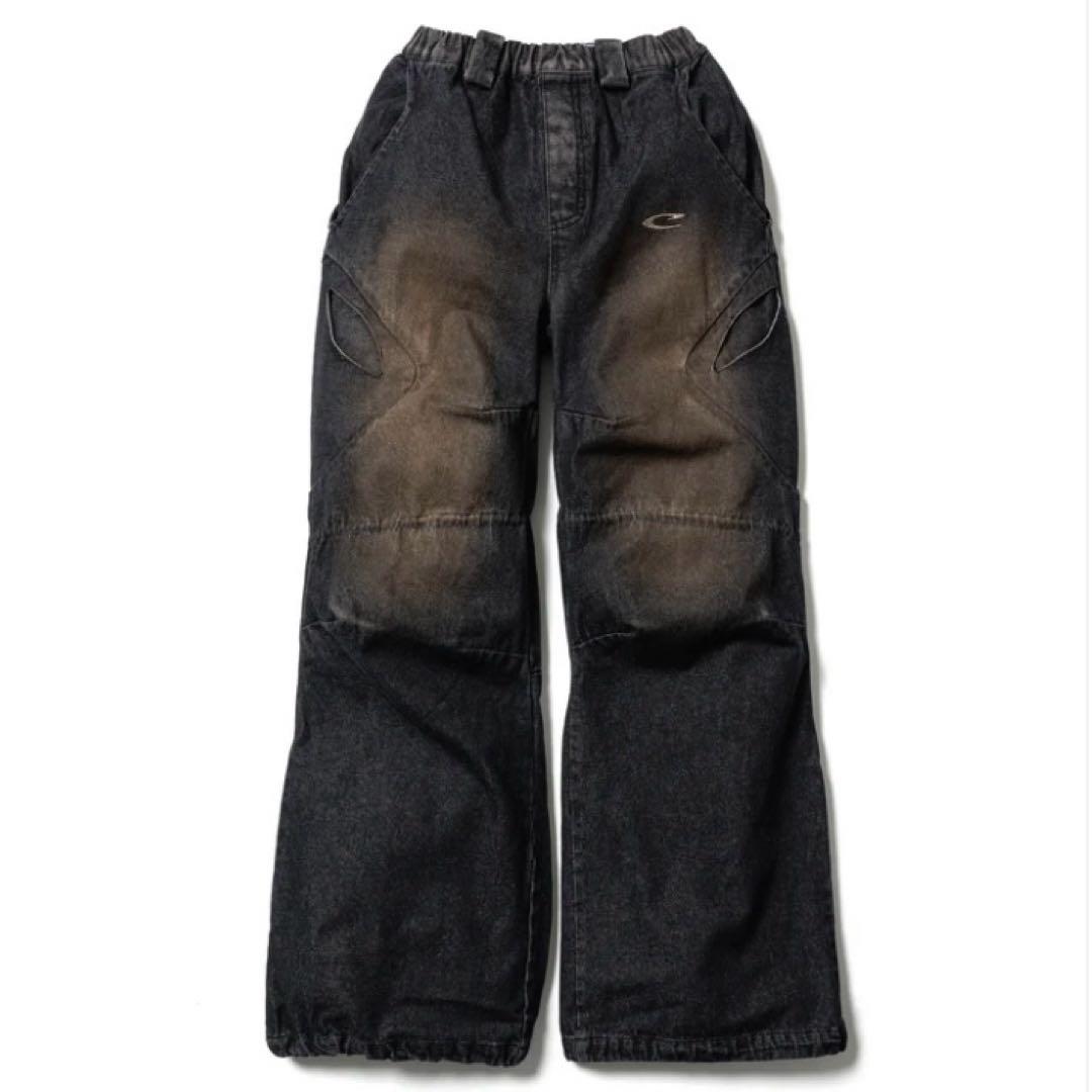 パンツ FLAGSTUFF CPG RHOMBUS FADE DENIM PANTS