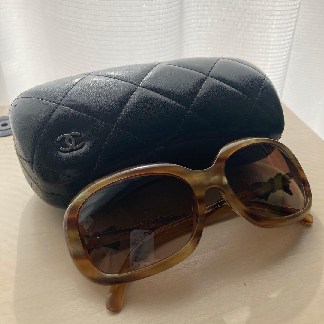 Chanel サングラス ブラウン