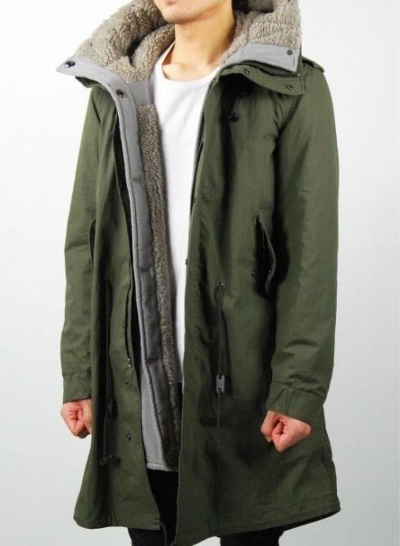 ATTACHMENT M-51 ボアライナー付 モッズコート サイズ3 カーキ