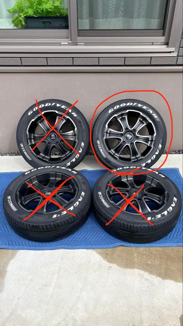 【きい】②タイヤホイール　バルベロ クリムソン 6穴 PCD139.7mm