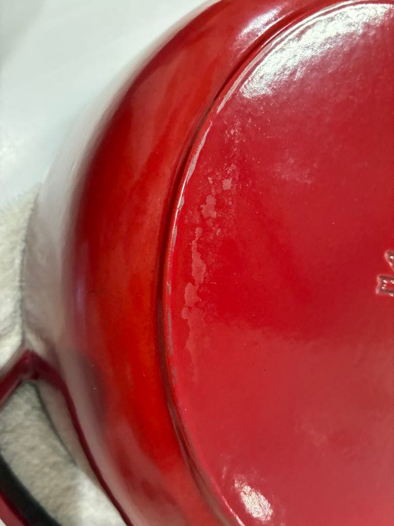 STAUB　ストウブ　両手鍋 レッド 約26cm