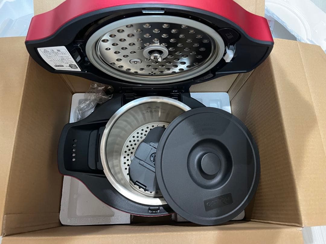 SHARP KN-HW16E-R 電気圧力鍋 レッド