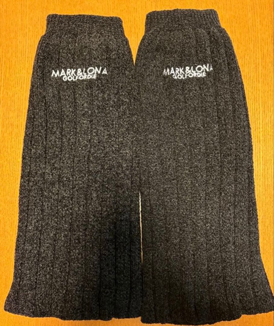 MARK & LONA マークアンドロナレッグウォーマー　ブラック