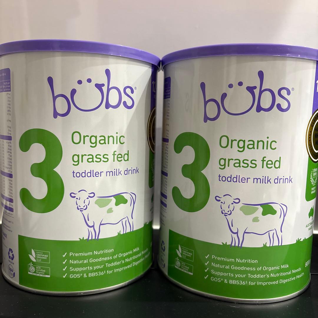 Bubs バブスオーガニックミルク　step3 未開封2缶セット