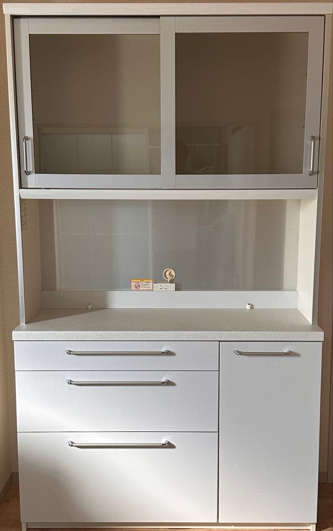 最終値下げ！年末迄。パモウナ食器棚幅120cm