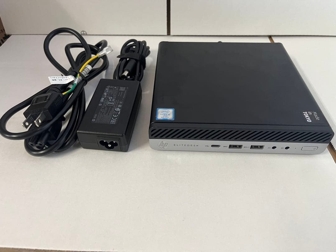 ミニPC EliteDesk800 i5-9500T/8G/256+500G/W11/OF