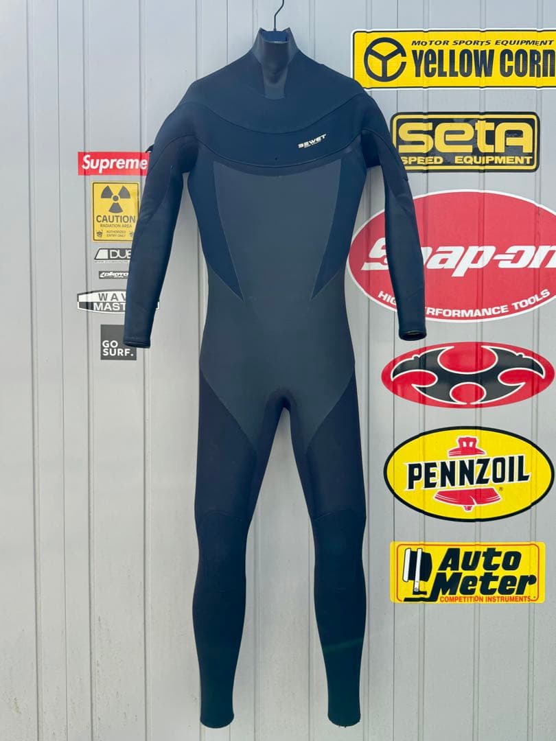 サーフィン・ボディボード BE WET AIR-4 LTD 5mmx3mm LONG CHEST ZIP