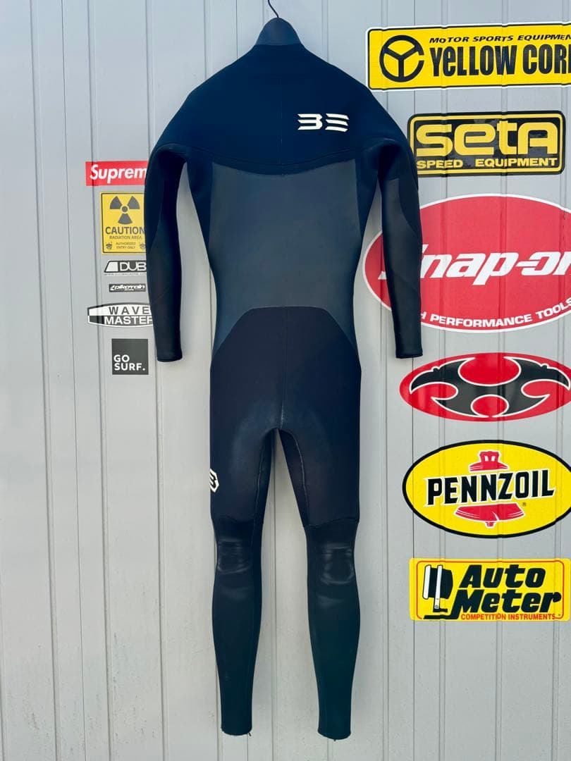 サーフィン・ボディボード BE WET AIR-4 LTD 5mmx3mm LONG CHEST ZIP