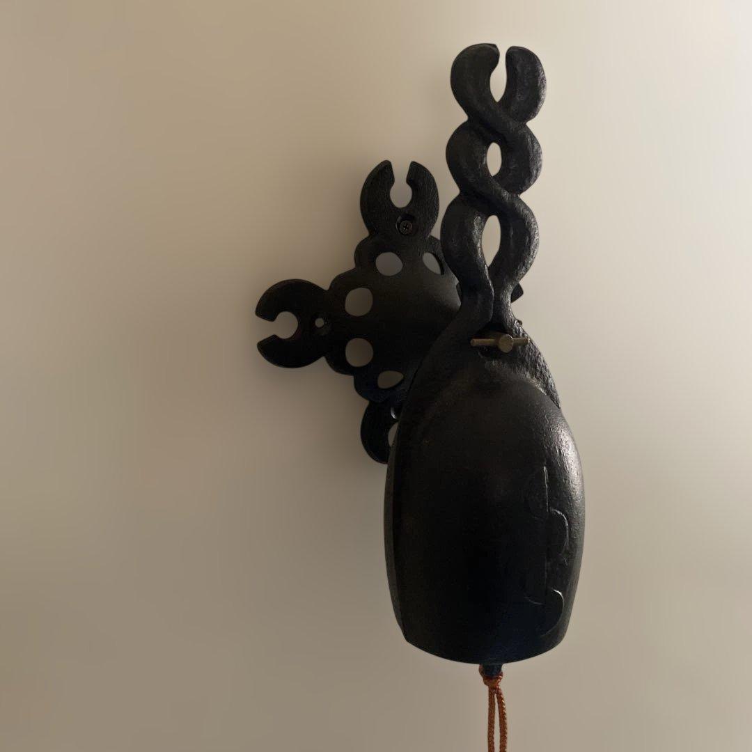 希少 馬場忠寛 アイアン 鋳鉄 ドアベル 呼鈴 南部鉄器