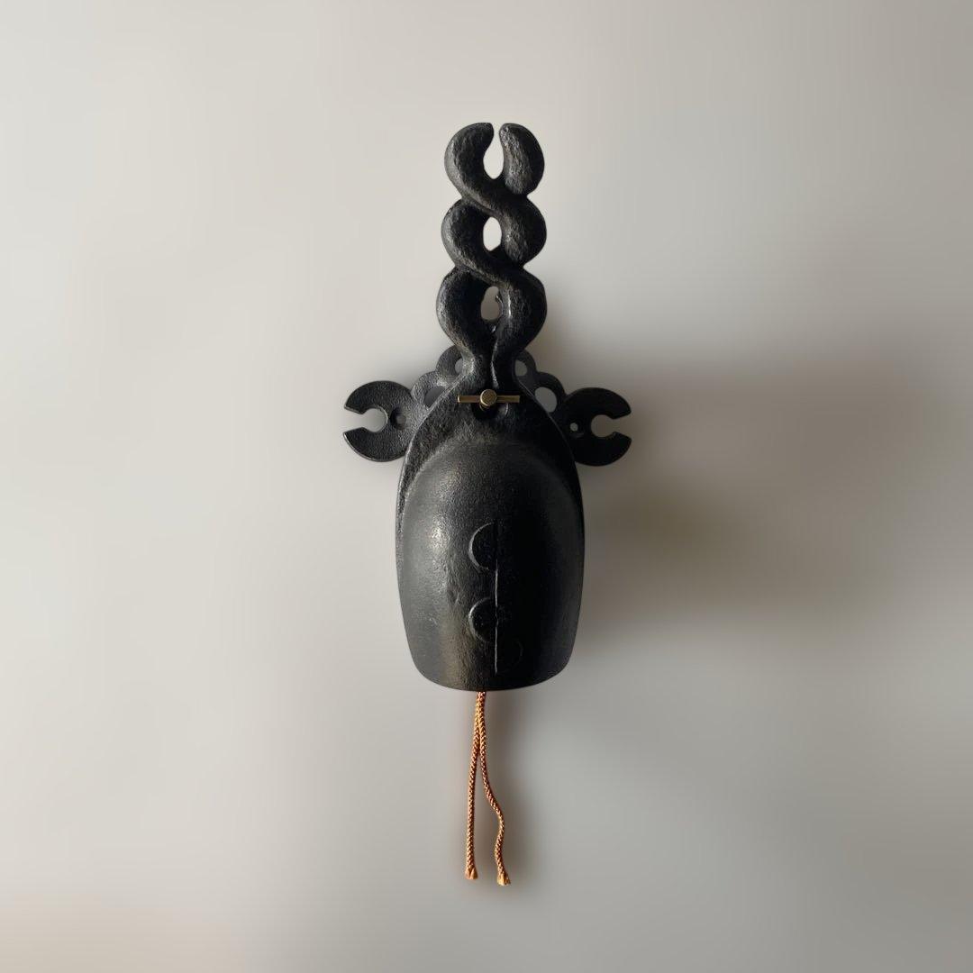 希少 馬場忠寛 アイアン 鋳鉄 ドアベル 呼鈴 南部鉄器