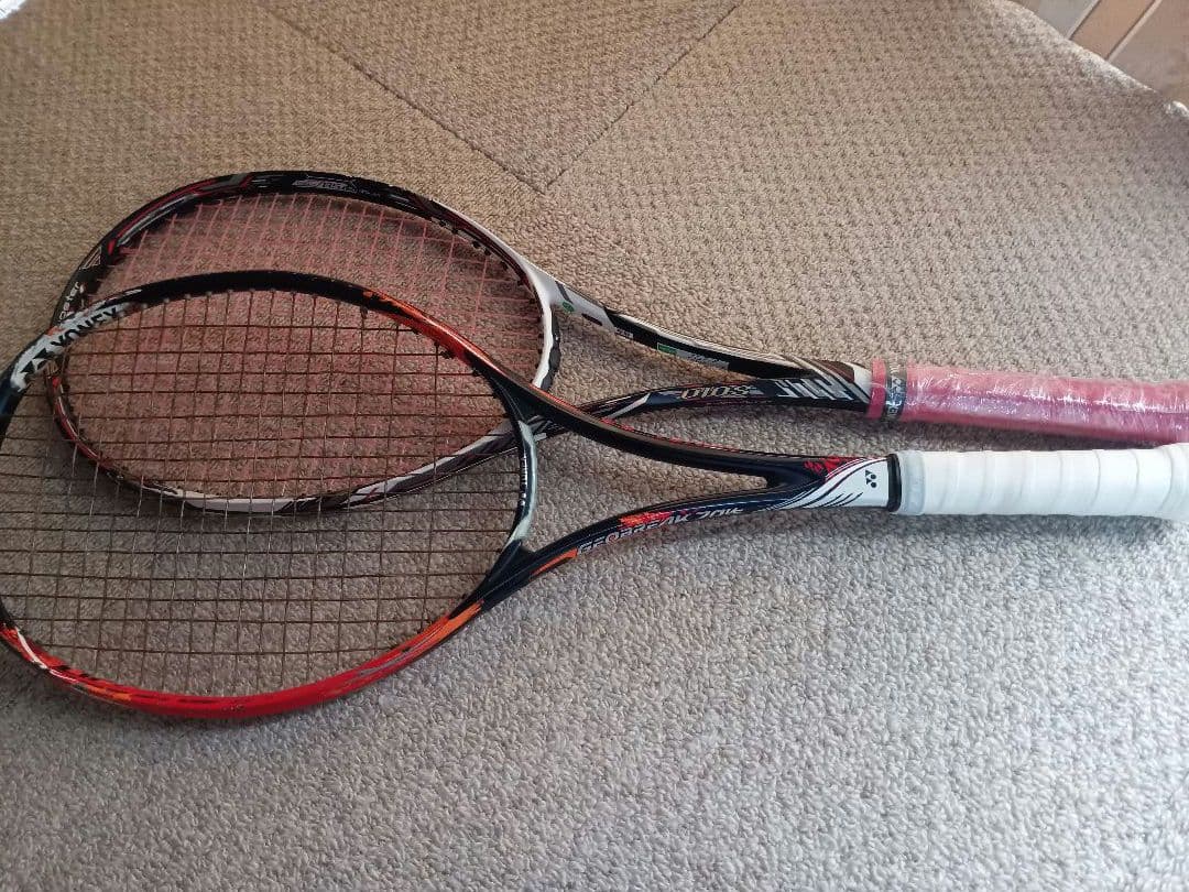 ヨネックス　ミズノ　ソフトテニスラケット2本セット