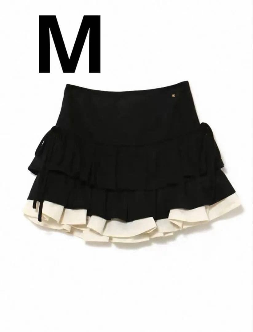 即日発送❣️ andmary Mel gather skirt black Ｍ