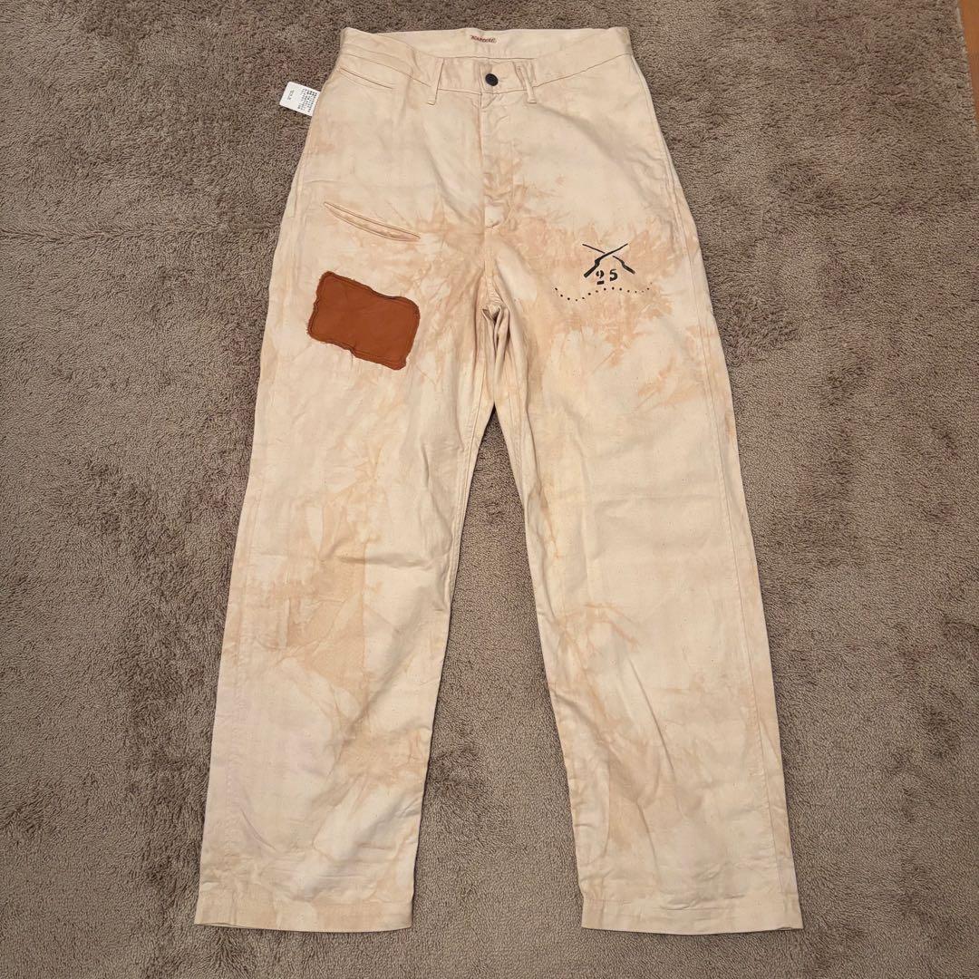 KAPITAL キャピタル レザーパッチ シンチバック ミリタリー パンツ