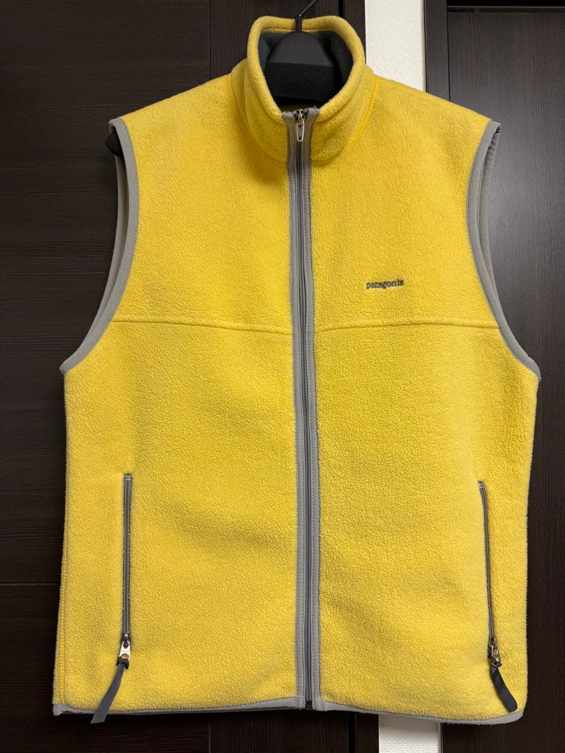patagonia シンチラ　フリース　ベスト M イエロー　USA