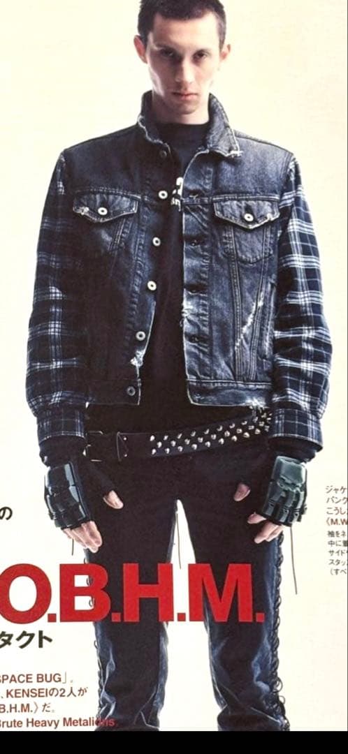 undercover m.w.o.b.h.m ダメージ加工 デニムジャケット