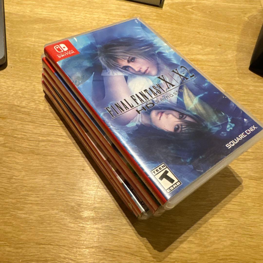 JRPGSのソフト6本 (FFX/X2,… etc) switch