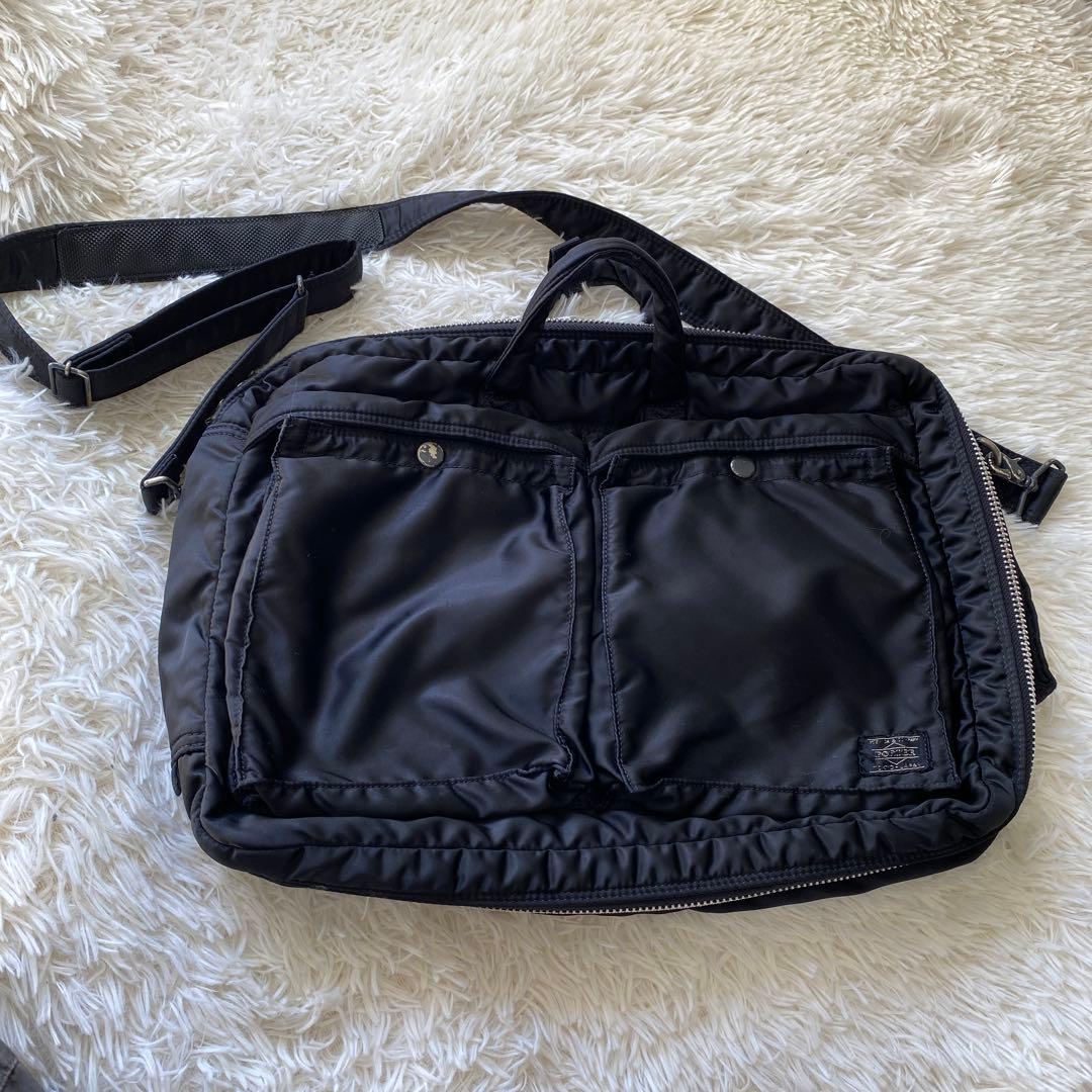 ✨美品✨ ポーター　吉田カバン　ビジネスバッグ　タンカー　3way　ブラック　黒