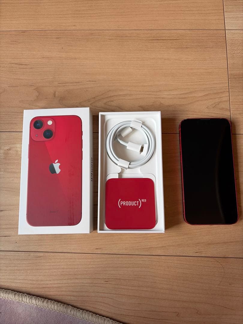 iPhone 13mini レッド本体