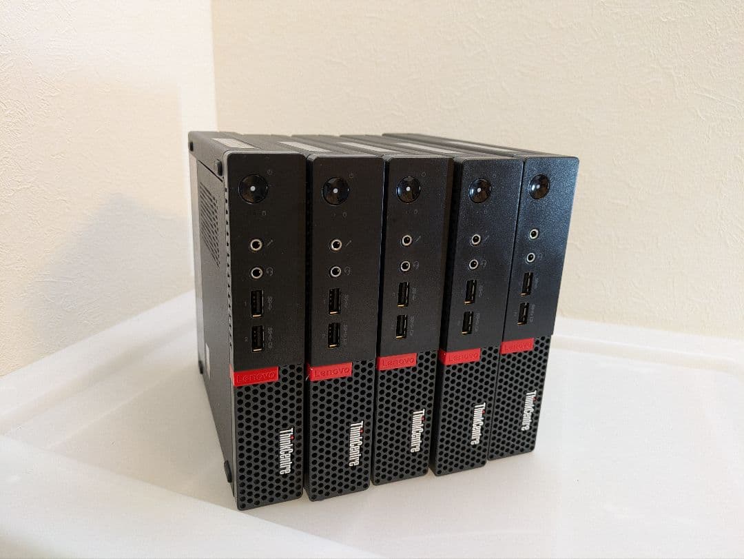 Lenovo M710q Core i3-7100T 8GB 5台