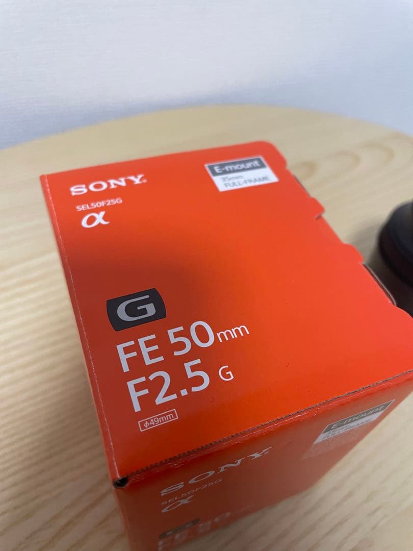 【美品】最終値下げ　SONY FE 50mm F2.5 G レンズ（箱付き）