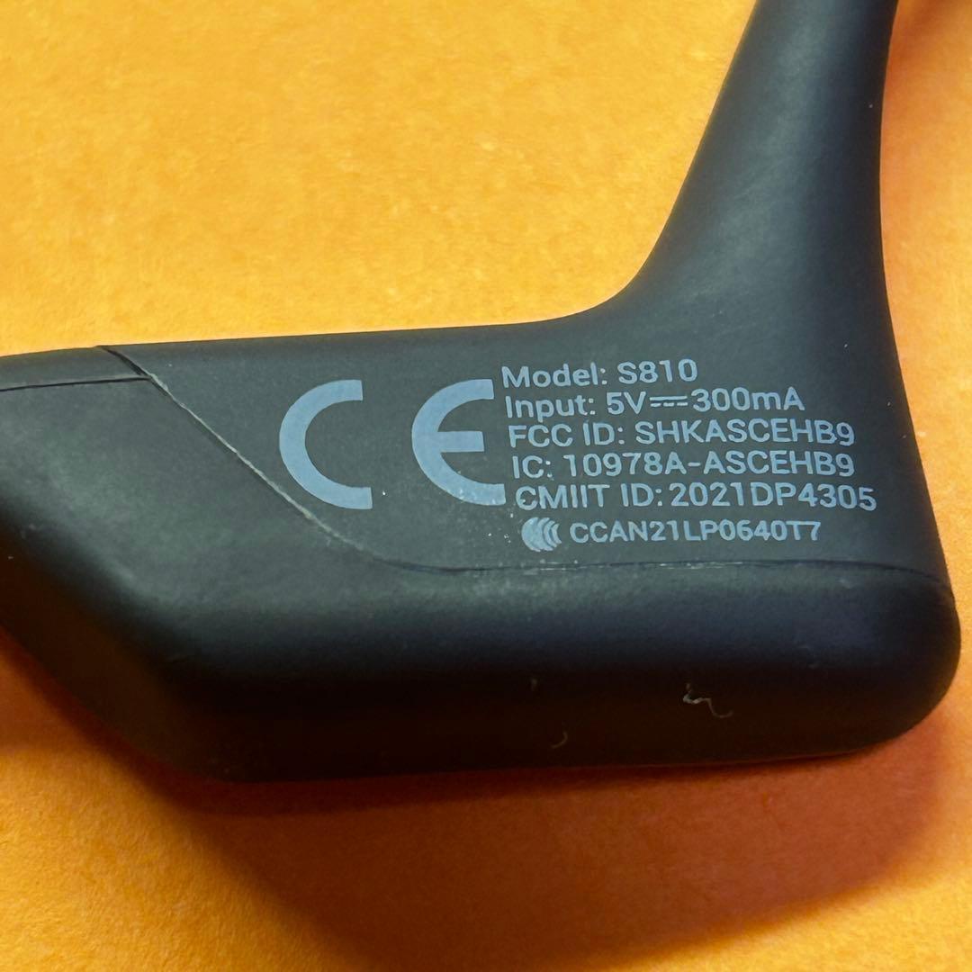 SHOKZ/骨伝導イヤホン/OPEN RUN PROs810　専用ケース付