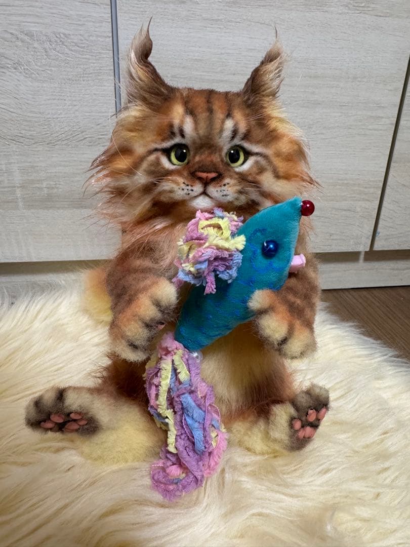 海外作家様作　アートドール　サイベリアン　猫