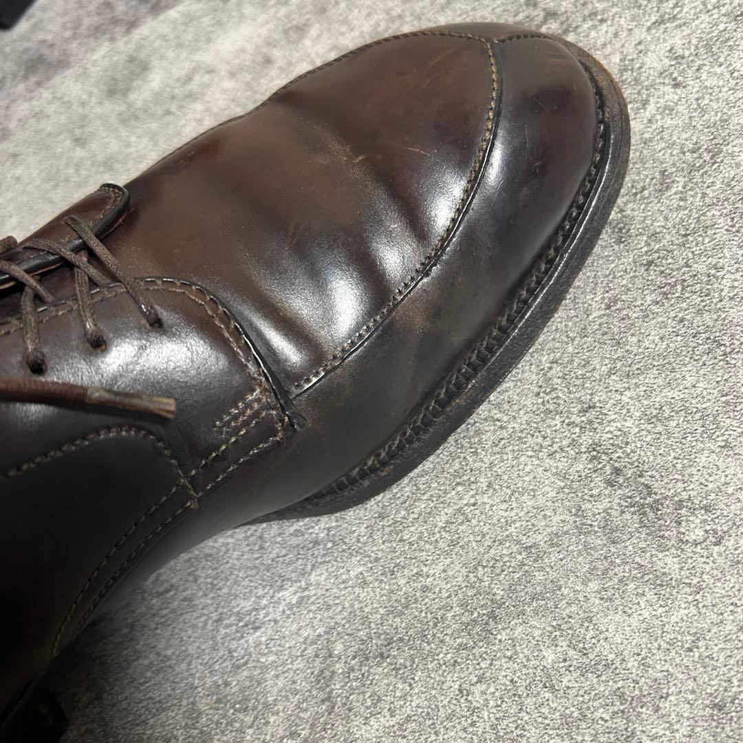 シップス別注　Alden オールデン　コードバン Vチップシューズ　8 1/2