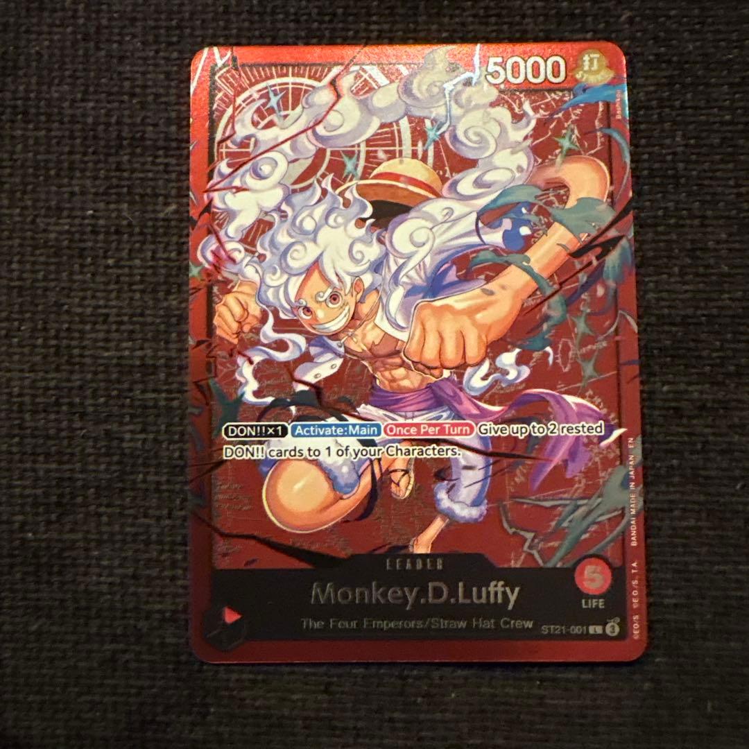 英語版ワンピースカード　ルフィ　ニカ　Monkey.D.Luffy