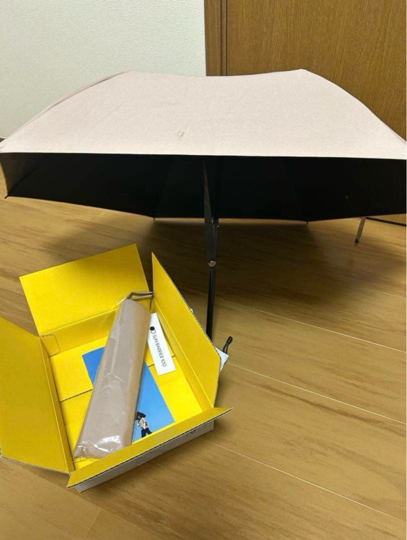 新品同様　サンバリア　二段コンパクト　ピンク(最終値引きしました)