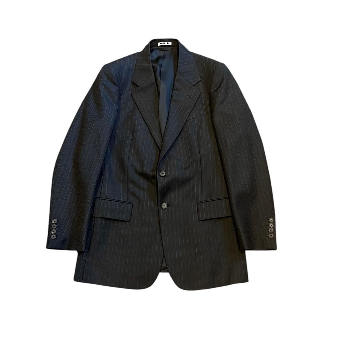 AURALEE 25AW BLUEFACED WOOL JACKET ジャケット