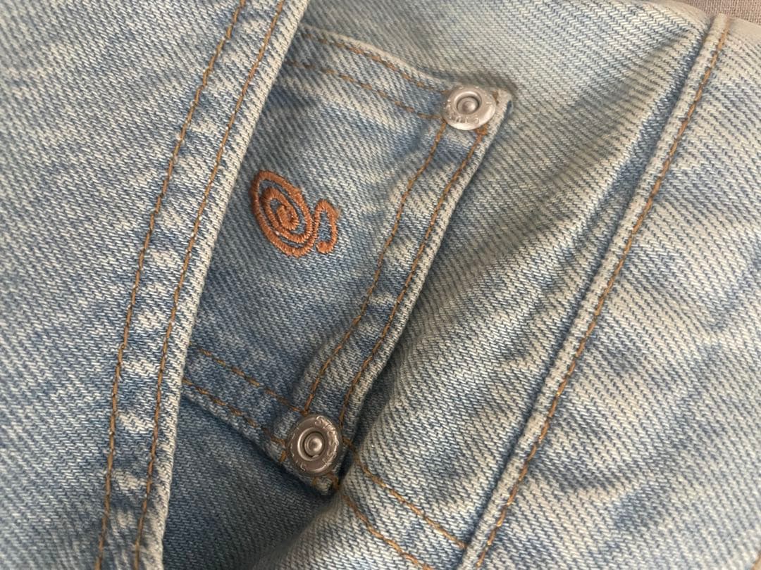 Stussy BIG OL' SHORT DENIM ライトウォッシュ　30